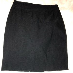 Black pencil skirt